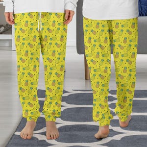 Pineapple Pajama Pants, Pineapple Pajama, Pineapple Gift, Funny Pajama PP59