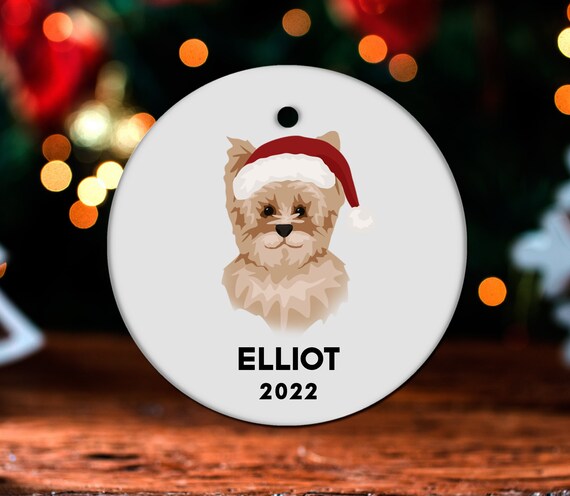 Morkie christmas ornament online