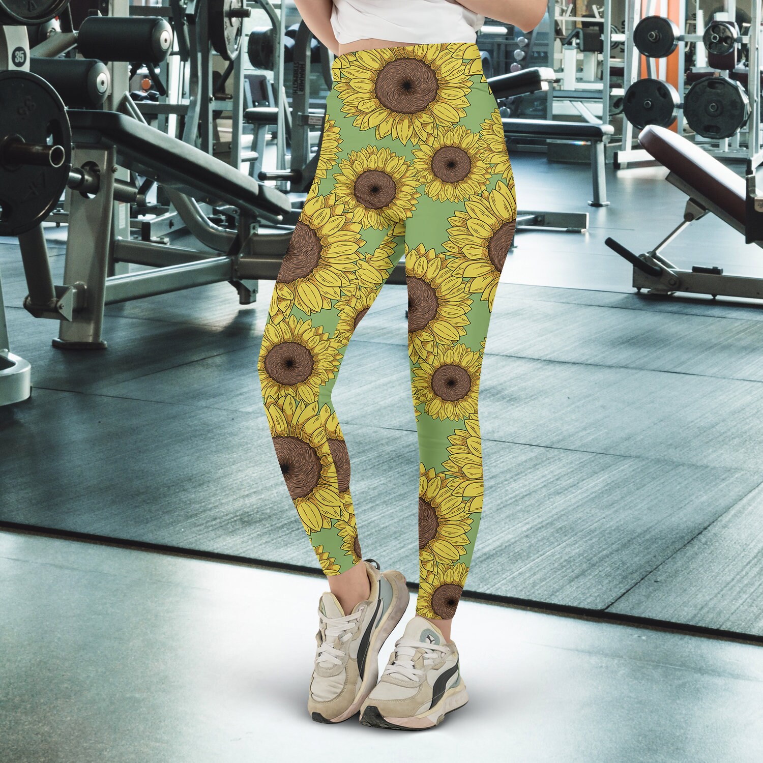 Sunflower leggings discount