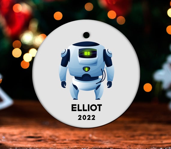 Robotics Christmas Ornament, Personalized Robotics Ornament