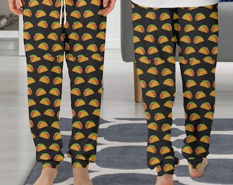 Taco Pajama Pants, Taco Pajama, Taco Gift, Funny Pajama PP68
