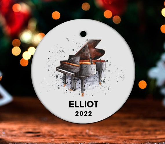 Piano christmas ornament personalized Clearance