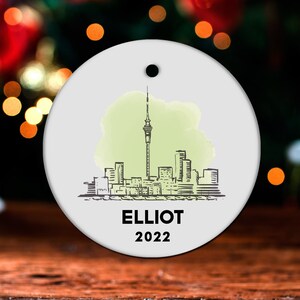 Auckland Christmas Ornament, Personalized Auckland Ornament, Auckland Gift, Auckland Christmas Tree Decor, Auckland Decoration Present GO326