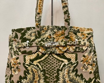 Vintage Handbag Exotic- Made out of Moroccan furniture