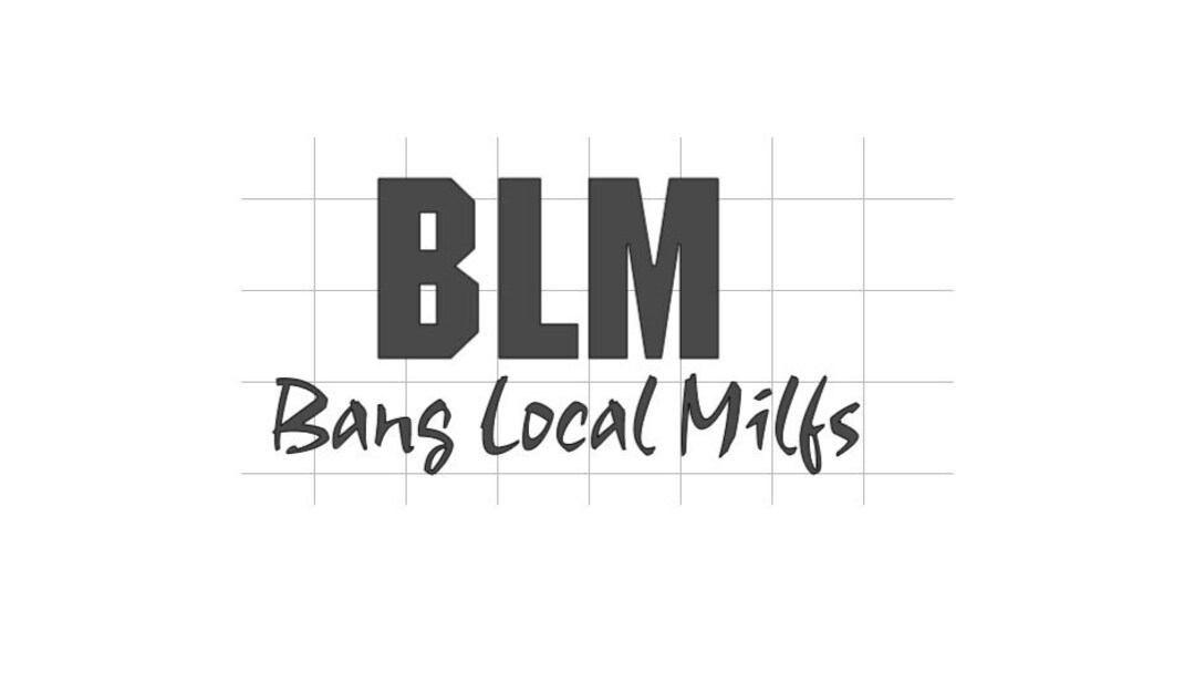 BLM Bang Local Milfs Holographic Decal - Etsy