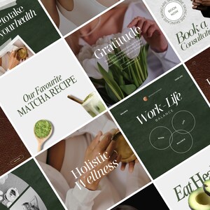 INSTAGRAM TEMPLATES SOCIAL MEDIA | Health Coach Instagram Templates, Wellness Coach, Nutritionist Social Media Posts, Health Coach Instagram Post Canva, Holistic, Templates Holistic Coach Instagram Templates, Wellness Coach Templates, Nutritionist Social Media Posts, Health Coach Post, Holistic Coach Post, Canva Templates, Nutrition Coach Instagram, Aesthetic Instagram Templates, Modern Instagram Templates, Luxury Post