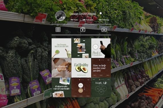 Wellness Coach Instagram Templates, Holistic Health Social Media Posts (Canva)