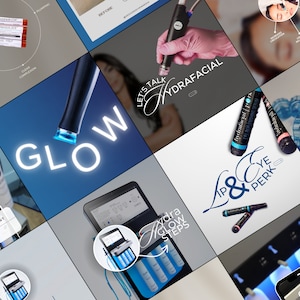 Skincare Template, Social Media Templates Canva, Skincare Instagram Templates, Hydrafacial, Esthetician Instagram Templates, Instagram Post