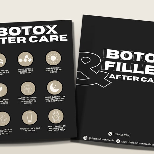 Botox and Filler Instagram Posts Nurse Injector Template Etsy