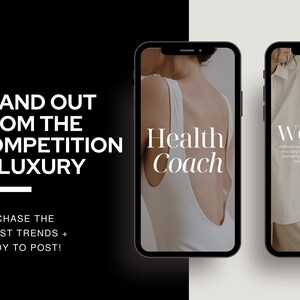 Holistic Coach Instagram Templates, Wellness Coach Templates, Nutritionist Social Media Posts, Health Coach Post, Holistic Coach Post, Canva Templates, Nutrition Coach Instagram, Aesthetic Instagram Templates, Modern Instagram, Instagram Stories