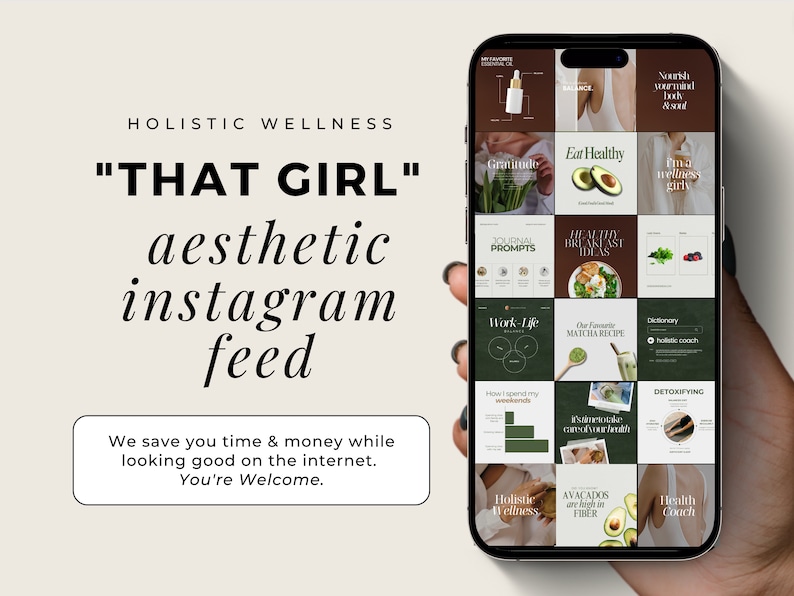 Holistic Coach Instagram Templates, Wellness Coach Templates, Nutritionist Social Media Posts, Health Coach Post, Holistic Coach Post, Canva Templates, Nutrition Coach Instagram, Aesthetic Instagram Templates, Modern Instagram Templates, Luxury Post