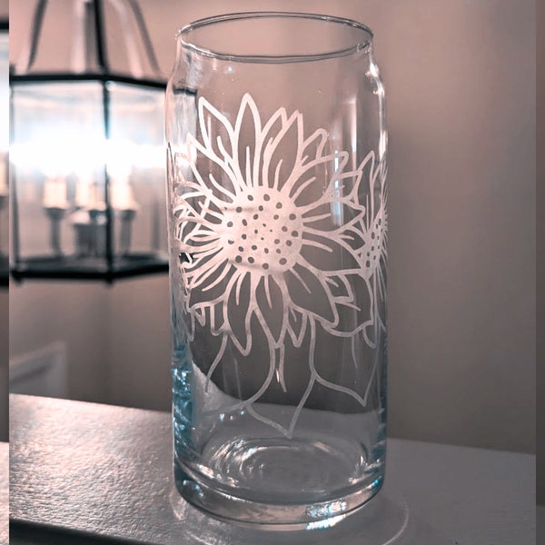 Sunflower Glasses Etsy