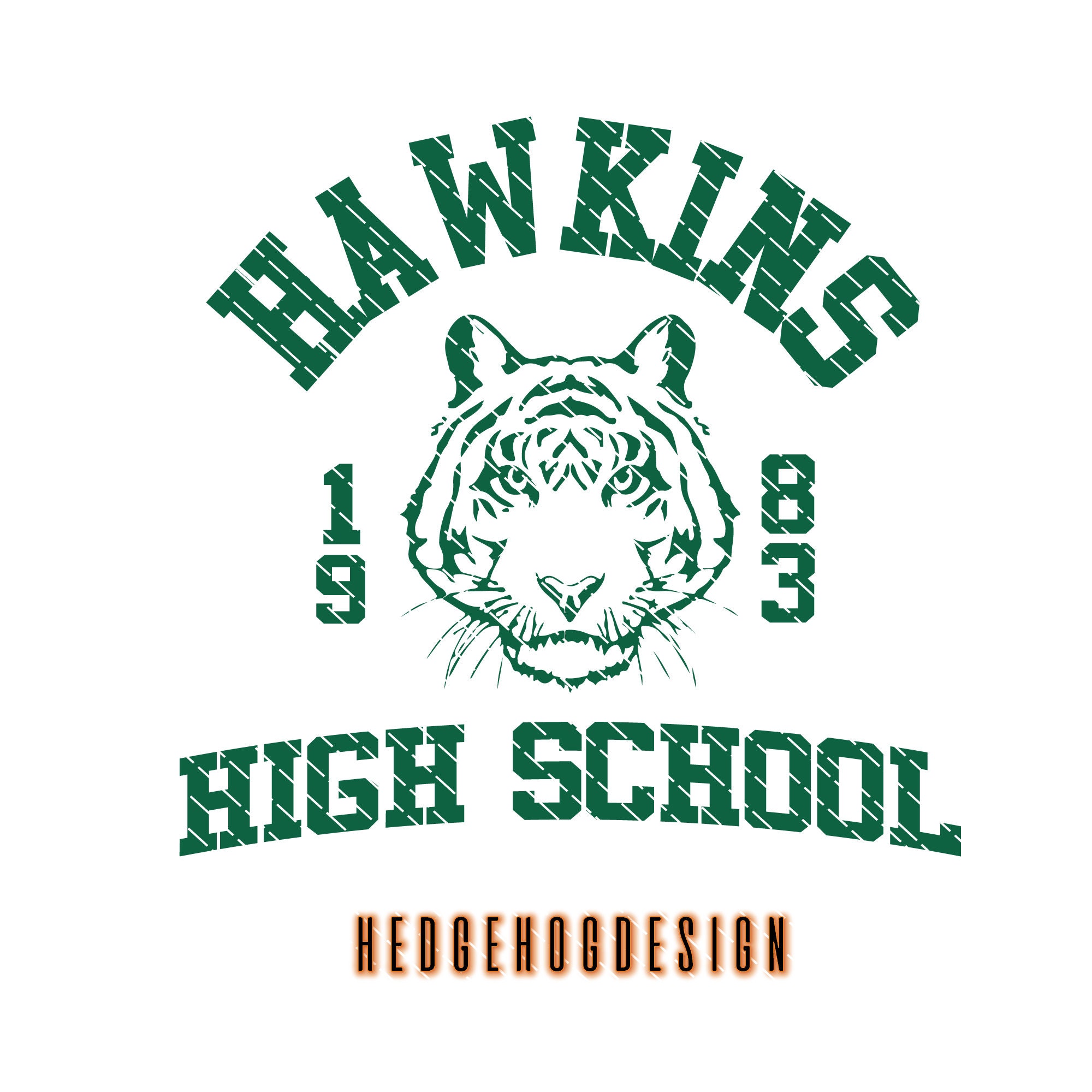 Hawkins Shirt Svg Hawkins Svg Hawkins High School 1983 Green Etsy