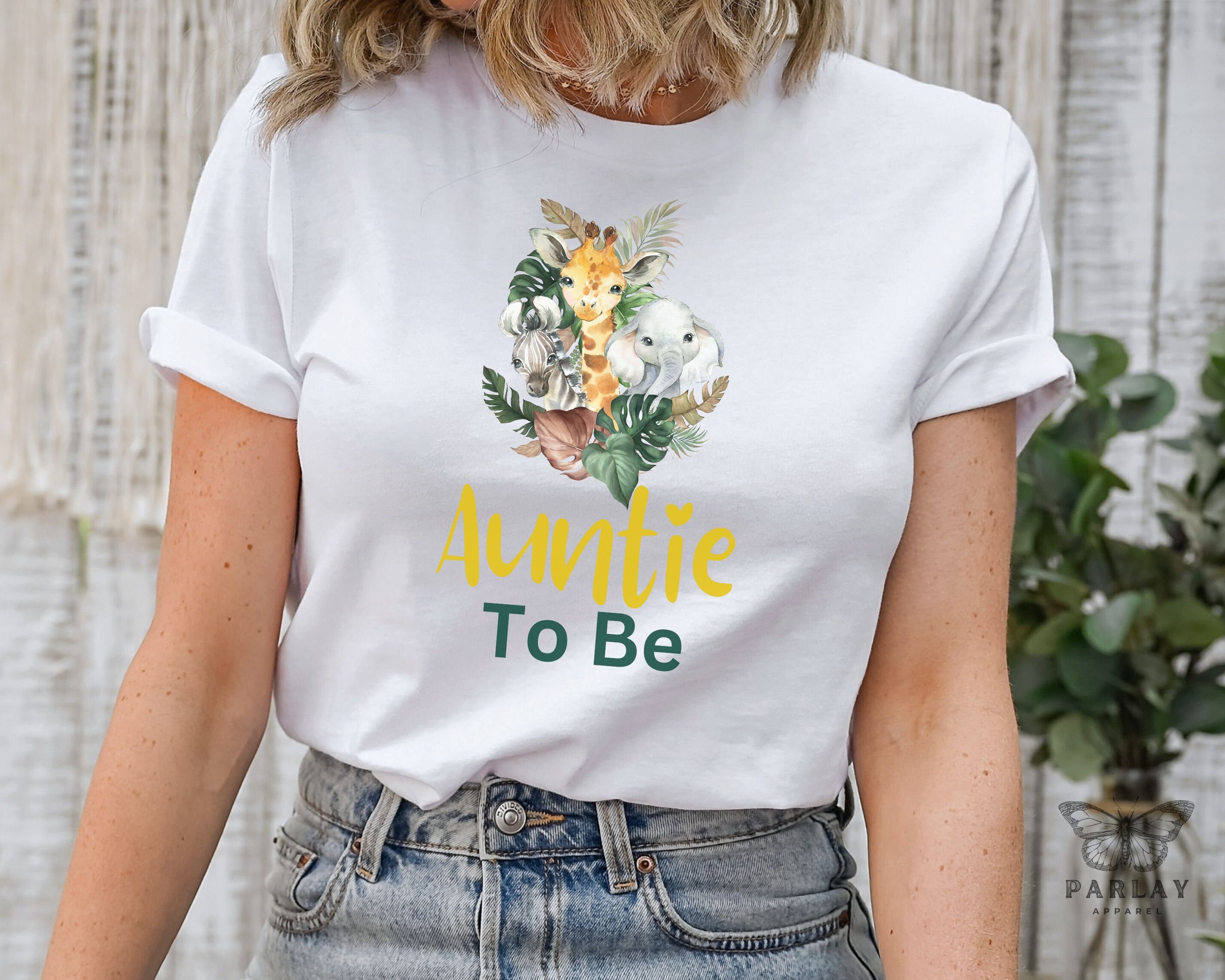 Babyhug Cotton Jersey Half Sleeves T-Shirt Jungle Safari Print - White & Grey main image 1