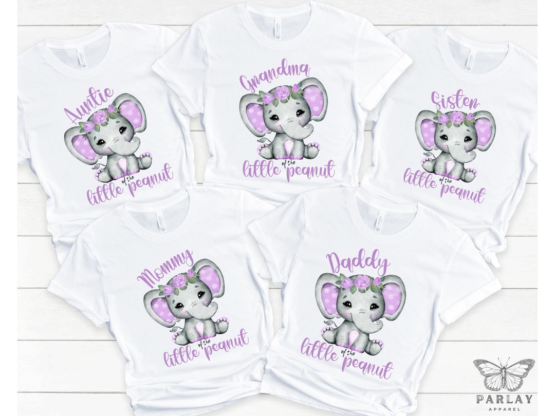 Elefante Camisetas Personalizadas De Baby Shower Playeras Para - Main Image