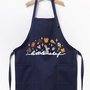 Ratatouille Family Apron, Ratatouille Anyone Can Cook Kitchen Mom Gifts, Chef Mouse Couple Apron, Apron For Dad, Mouse Chef Kitchen Little