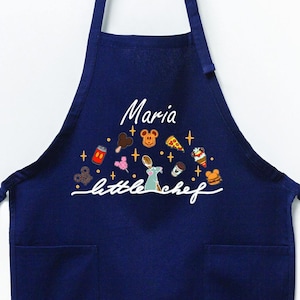 Ratatouille Embroidery Apron, Ratatouille Anyone Can Cook Kitchen Mom Gifts, Chef Mouse Apron, Apron For Dad, Mouse Chef Kitchen Little Chef