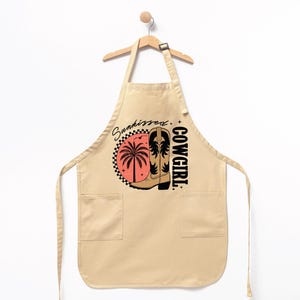 Cowgirl Boots Apron, Country Concert Apron, Cowgirl Apron, Western Apron, Cute Country Apron, Western Cowgirl Apron, Sunkissed Cowgirl Apron