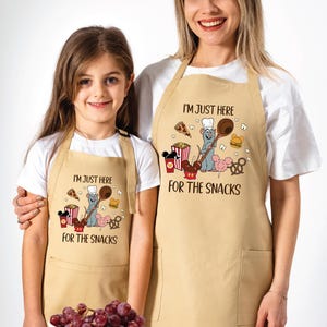 Ratatouille Family Apron, Ratatouille Anyone Can Cook Kitchen Mom Gifts, Chef Mouse Couple Apron, Apron For Dad, Mouse Chef Kitchen Little