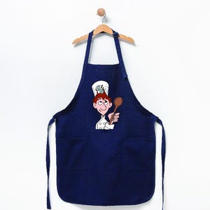 Ratatouille Apron, Remy Chef Apron, Ratatouille Anyone Can Cook Kitchen Apron, Chef Mouse Couple Apron, Apron For Dad, Mouse Chef Apron Gift