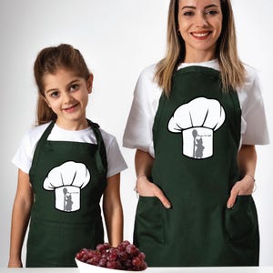 Ratatouille Family Apron, Ratatouille Anyone Can Cook Kitchen Mom Gifts, Chef Mouse Couple Apron, Apron For Dad, Mouse Chef Kitchen Little