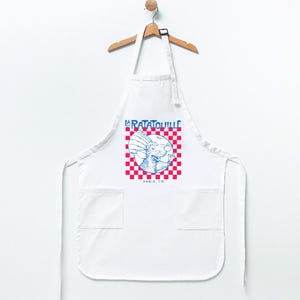 Ratatouille Family Apron, Ratatouille Anyone Can Cook Kitchen Mom Gifts, Chef Mouse Couple Apron, Apron For Dad, Mouse Chef Kitchen Little