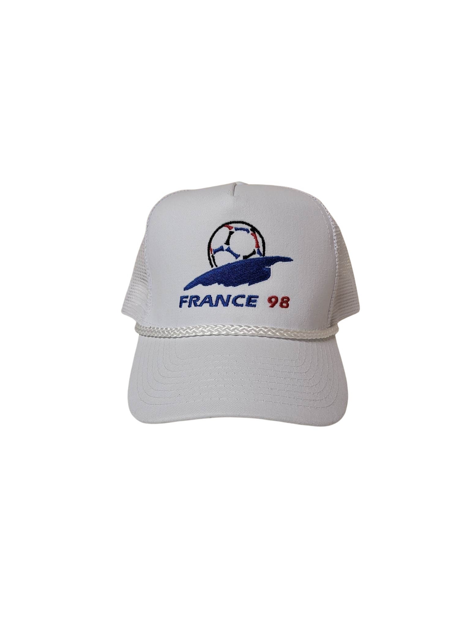 古着　キャップ　フランスワールドカップ　1998年　ビンテージ　数量限定 レア 98年 FIFA WORLD CUP ワールドカップ フランス キャップ