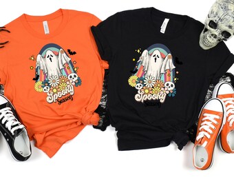 T-shirt Halloween-spookkostuum, T-shirt spookachtig seizoen