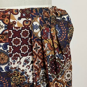 Vintage 90s J. Peterman Company 2pc Blouse & Wrap Skirt Set image 6