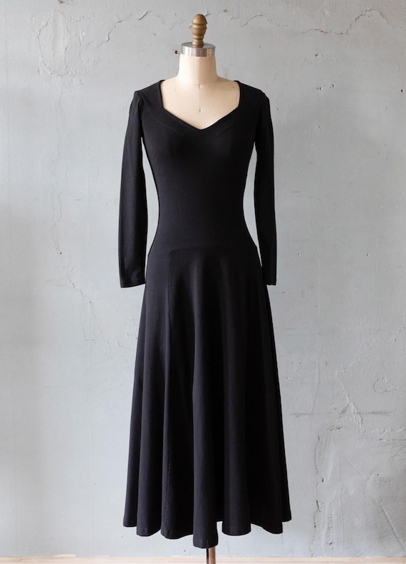 Vintage 90s Betsey Johnson Black Jersey Knit Dress, Size Small - Etsy