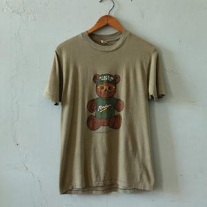 vintage 1981 MASH teddy bear graphic print t-shirt