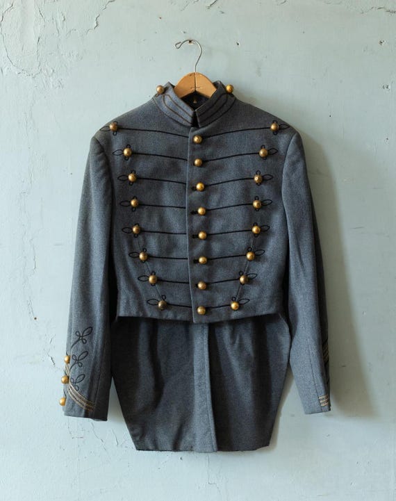 1945 West Point Cadet Store Tailored Wool Jacket W/ Gold Ball