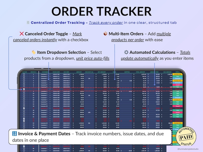Small Business Bookkeeping Spreadsheet - for Excel and Google Sheets ...