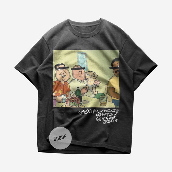 Kendrick Lamar Family Guy Album Theme Unisex Heavy Cotton Tee