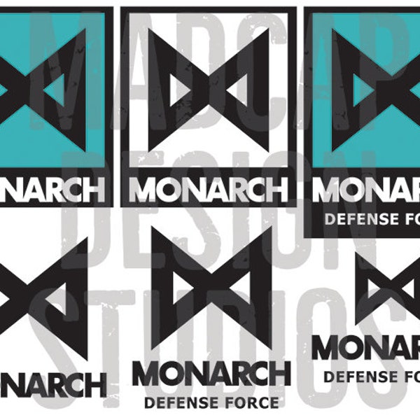 Monarch Logos (Godzilla) SVG Files