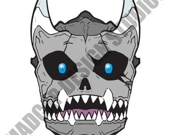 Kaiju No. 8 INSPIRED artwork - 8&#39;s Face Graphic - SVG/PNG Files only