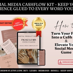 Social Media Strategy Kit with 101 Hooks Call-To-Action Ideas for Digital Marketers Master Resell Rights & Private Label Rights image 1
