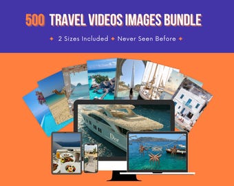 Faceless Travel Instagram Reels: Luxury Stock Videos & Photos (Digital Download)
