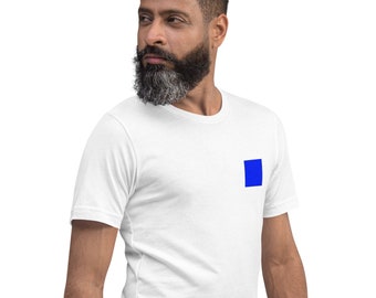 Blue Square Jewish Short Sleeve Shirt, Stand Up To Jewish Hate T-shirt, #BlueSquare Tee, Gender Neutral Tee in various colors