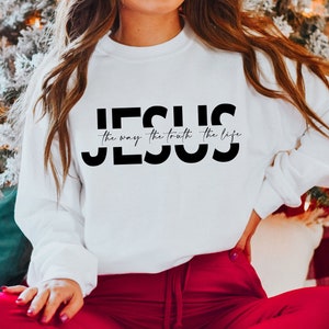Jesus Sweatshirt Jesus Gift Jesus Hoodie Gift Christian - Etsy