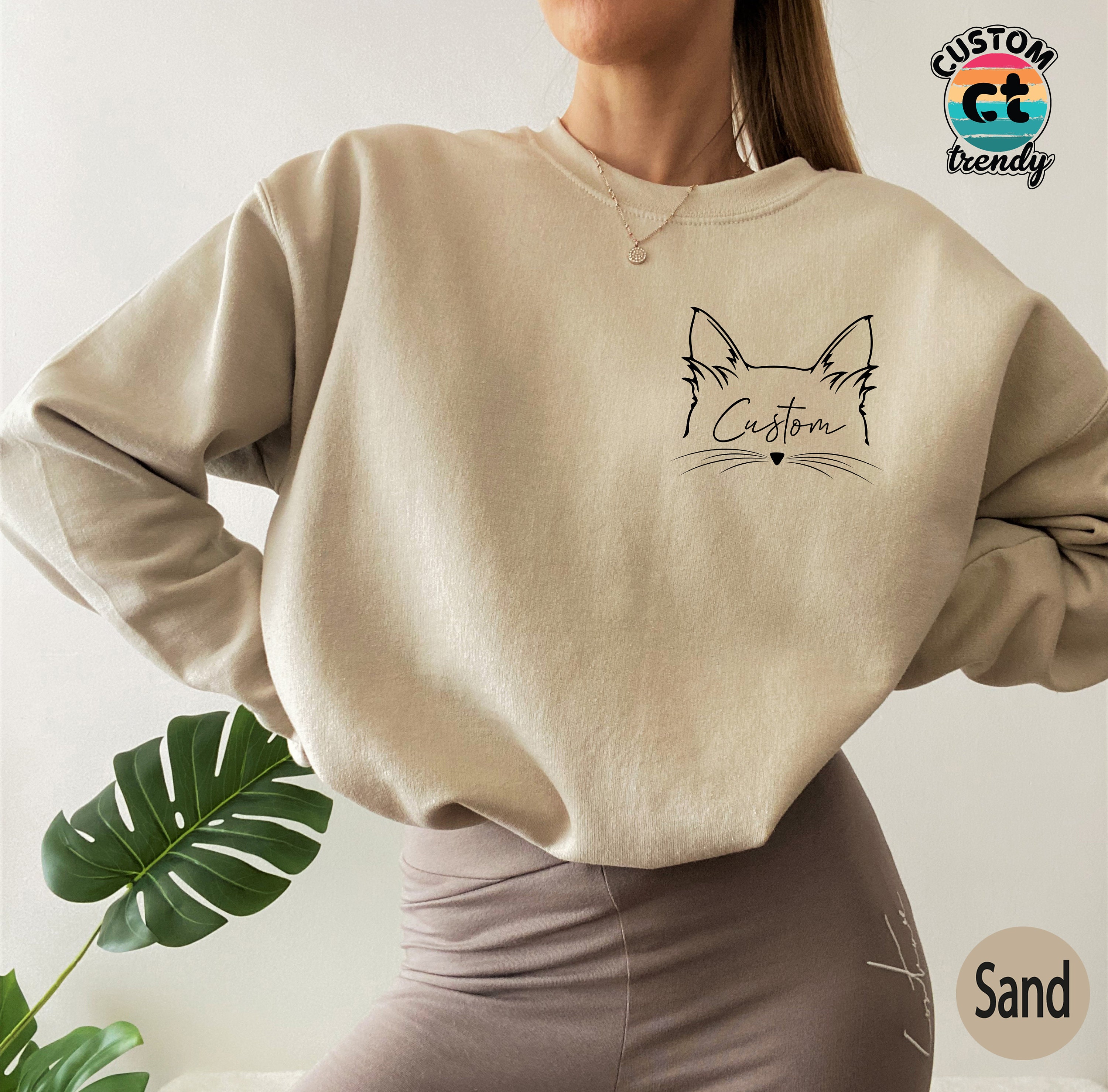 Sudadera orejas de - Etsy España