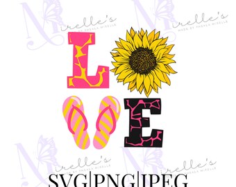 Liebe Sonnenblumen SVG, Sonnenblume Shirt, PNG Dateien, Sonnenblume SVG, Liebe Frühling Shirt, Sonnenblume Png, Sofort download, Sandalen und Sonnenblumen