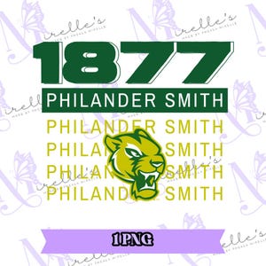 Philander Smith 1877, College PNG, College Artwork, Instant Download, HBCU Pride, Hbcu svg, Cricut files, Cut Files, Silhouette cut files