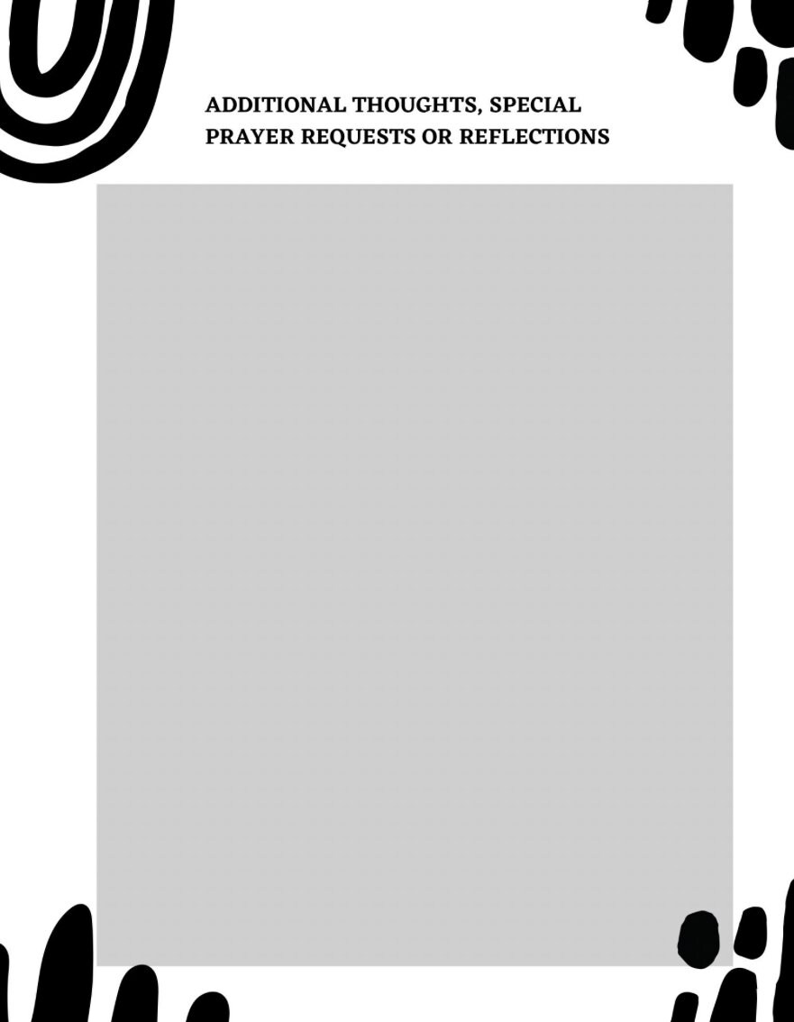 Printable Prayer Journal, Instant Download, PDF Download, Prayer ...