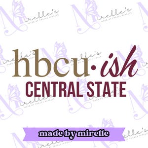 Hbcu-ish Central State PNG, College Artwork, Instant Download, HBCU Pride, Hbcu collection, Hbcu svg, Print and cut, Cricut files