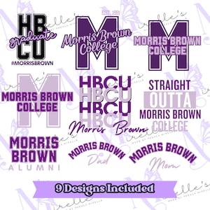 Morris Brown College PNG Bundle, HBCU Collection, Black History, Instant Download, Bundle Shirt Designs, Png Bundle, Hbcu Pride