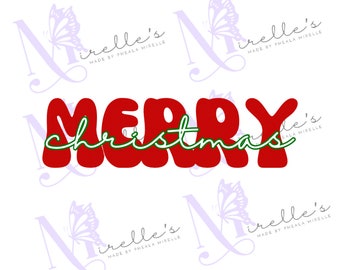 Merry Christmas PNG, Kerstmis PNG, Merry Christmas-sublimatie, Instant download, Kerstshirtontwerp, Digitale download