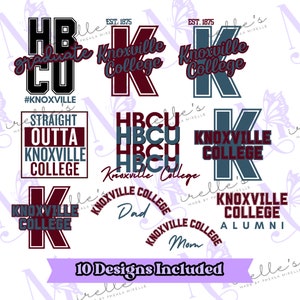 Knoxville College PNG Bundle, HBCU Collection, HBCU Bundle, Black History, Instant Download, Bundle Shirt Designs, Png Bundle, Hbcu Pride