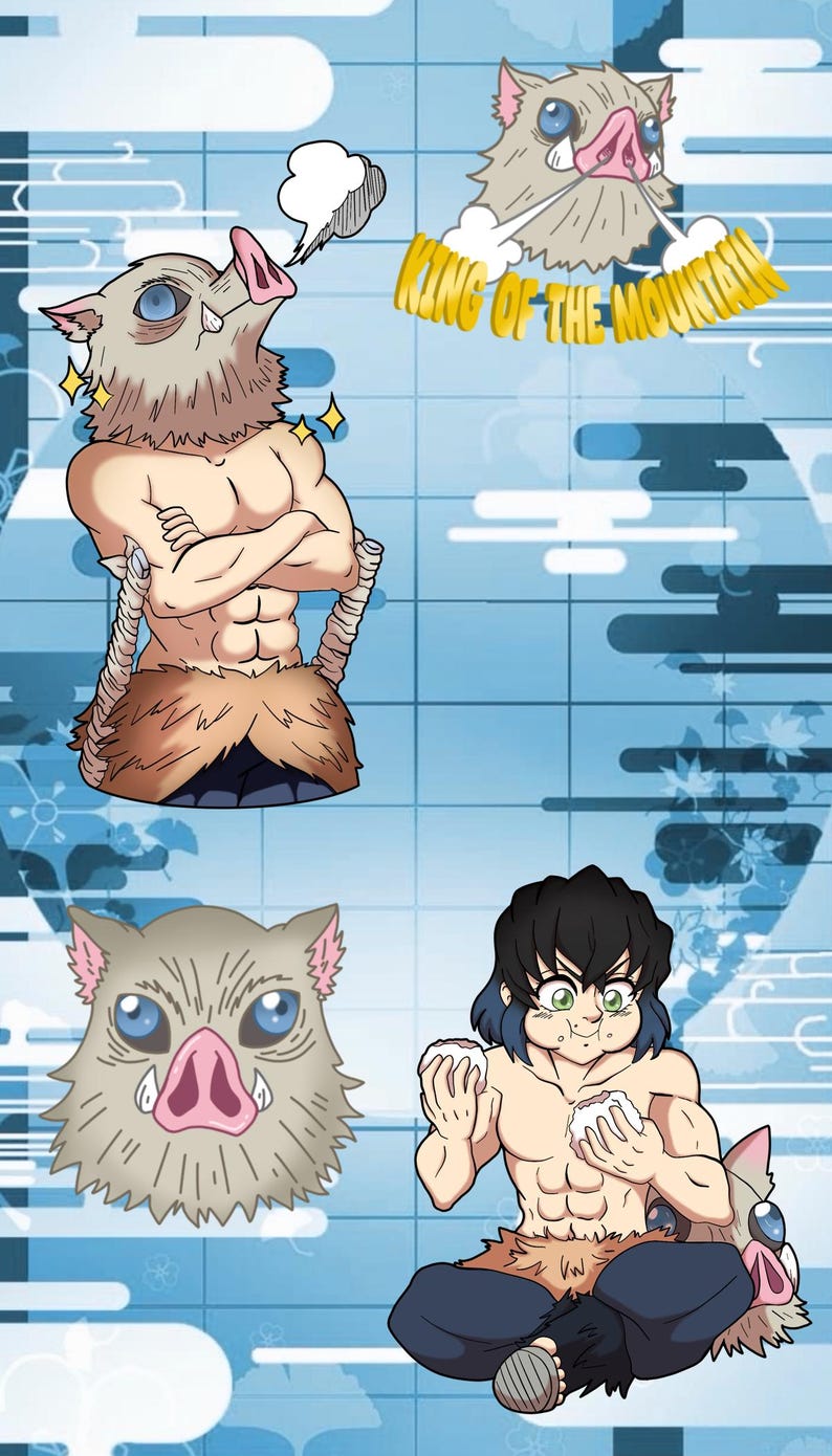 Inosuke Sticker Sheet - Etsy