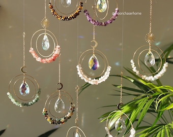 Crystal suncatcher, Car charm, Christmas gift for teen, Holiday gift for woman